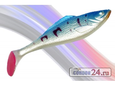 Виброхвосты Condor Crazy Bait PLA100, цвет А07, в уп.6 шт.